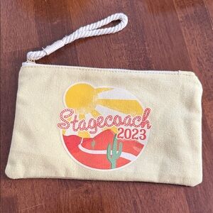Stagecoach 2023 Canvas Wristlet